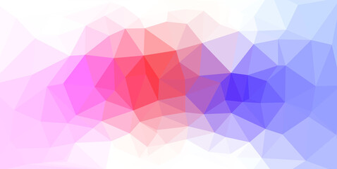 Poster - Abstract low poly color gradient vector background template