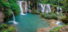 Thansawan Waterfall , Doi Phu Nang National Park, Phayao ,Thailand