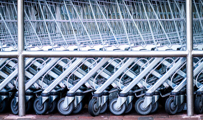 Supermarket shopping carts