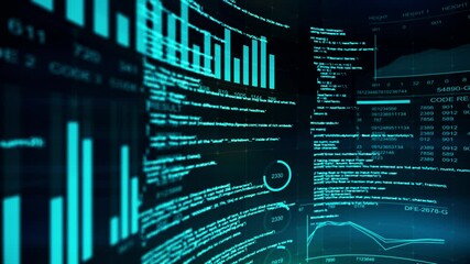 Programming code abstract technology background