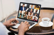 © Prostock-studio - Web Conference. Black Man With Laptop Making Video Call To His Collegues