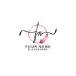 © saturnus - Letter FN Beautiful handwriting logo