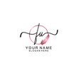 © saturnus - Letter FU Beautiful handwriting logo