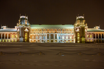 Grand Palace of the Tsaritsyno Museum-Reserve, Moscow, Russian Federation, January 21, 2021