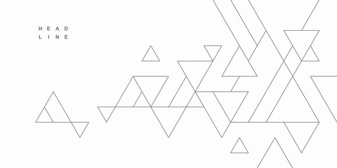 Abstract geometric technological background. Vector creative design.