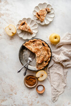 Apple Pie Flat Lay