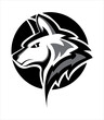 wolf logo vector icon design