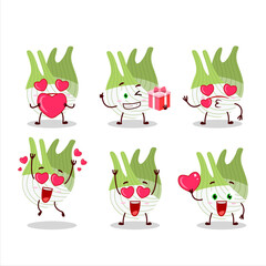 Sticker - Fenel cartoon character with love cute emoticon