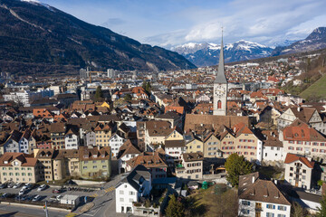 Wall Mural - Chur_old_town