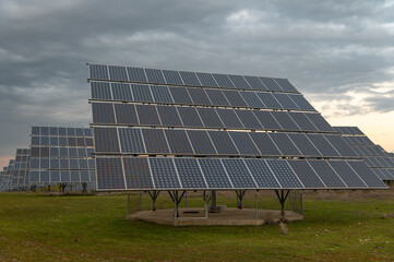 Photovoltaic panel station in the interior of Spain