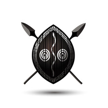 Vector African Shield Creative Logo