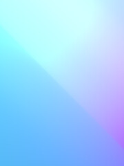 Fototapete - Smoothly bending background with holographic gradient. Modern graphic concept. 3d rendering illustration