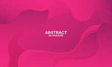 Abstract Pink Wave Background. Dynamic Shapes Composition. Vector Illustration