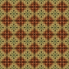 pattern with flowers metal texture, background, pattern