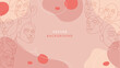 © Lucia - Plantilla vectorial en diseño simple, moderno y abstracto con temática femenina, belleza y cuidado, con espacio para emblema o titulo, útil para fondos, redes sociales, marcos e invitaciones.