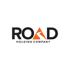 Sticker - Road company logo design template