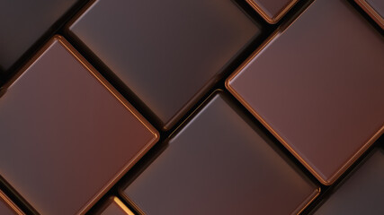 Wall Mural - Glass polished cells close-up. Decorative background