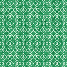 Illustration Green Dollar Signs Material Pattern Background That Is Seamless
