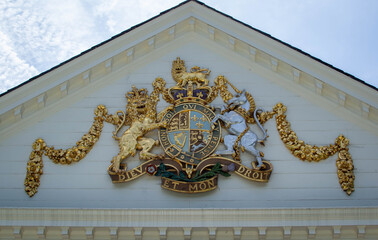 Close up of the coat of arms