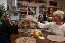 Black Girlfriends Toast To Strong Friendship Connections