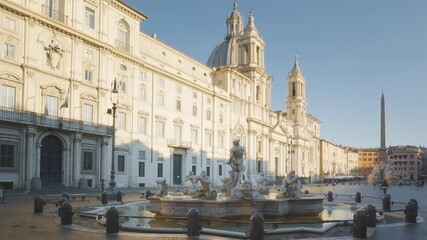 Wall Mural - Piazza Navona in Rome. Italy