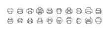 Stroke Vector Printer Line Icons