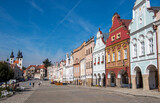 Fototapeta Miasto - historical town square / Telč, Czech Republic