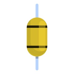 Poster - Connection resistor icon. Cartoon of connection resistor vector icon for web design isolated on white background