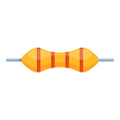 Poster - Breaker resistor icon. Cartoon of breaker resistor vector icon for web design isolated on white background