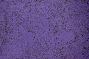 Wall Mural - A purple iron plate with traces of scratches