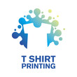 Vector printing house logo, printing on T-shirts