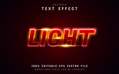 Poster - Red light text effect