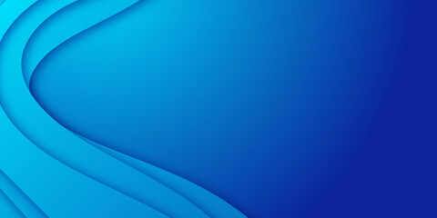 Abstract blue business modern background with wave curve dynamic effect. Motion vector Illustration. Trendy gradients. Can be used for advertising, marketing, presentation. 