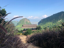 Doi Pha Mi Landscape At Mae Sai District In Chiang Rai, Thailand.
