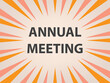 annual meeting concept - vector illustration