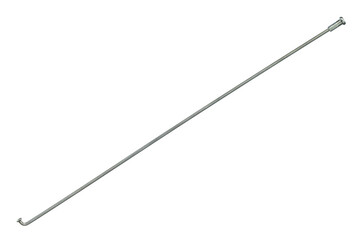 Wall Mural - steel spoke wire for bicycle wheel (with clipping path) isolated on white background