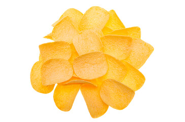 Wall Mural - potato chips isolated