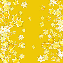 Watercolor Stars Background.