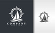 © Hasim - sailboat and compass logo