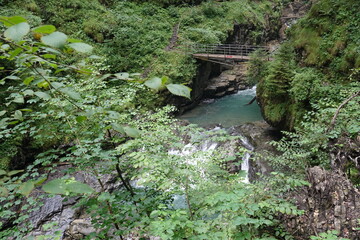 Poster - Wanderweg in der Ueblen Schlucht bei Laterns