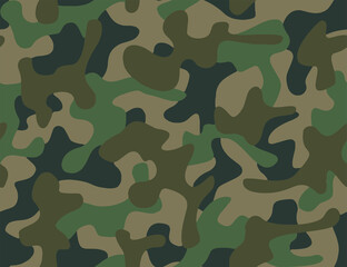 Full seamless abstract military camouflage skin pattern vector for decor and textile. Army masking design for hunting textile fabric printing and wallpaper. Design for fashion and home design.