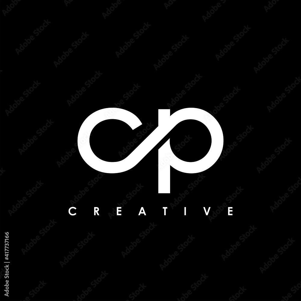 CP Letter Initial Logo Design Template Vector Illustration Stock Vector ...