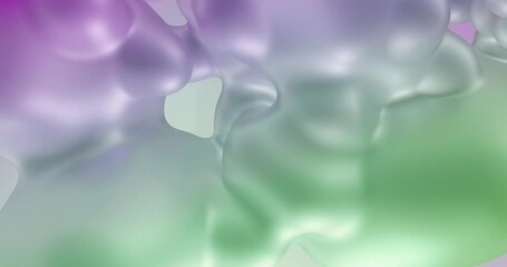Poster - abstract background, metallic gradient with moving orb shapes. seamless loop
