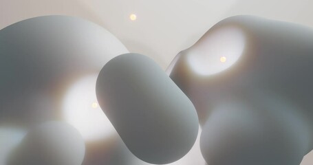 Poster - abstract light background with glowing lights 4k loop