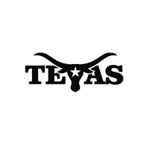 Texas Restaurant Longhorn Logo Icon Design