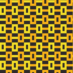 Poster - Honey an dark grey repeat pattern print background
