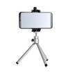 © New Africa - Smartphone with blank screen fixed to tripod on white background, mockup for design
