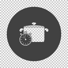 Poster - Pan With Stopwatch Icon