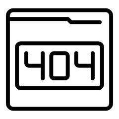 Poster - Tech support icon. Outline tech support vector icon for web design isolated on white background