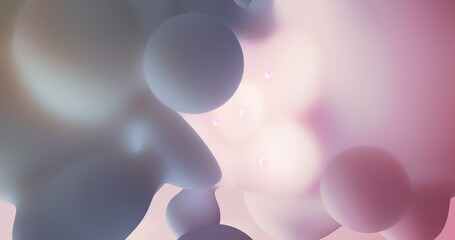 Poster - abstract light background with glowing lights